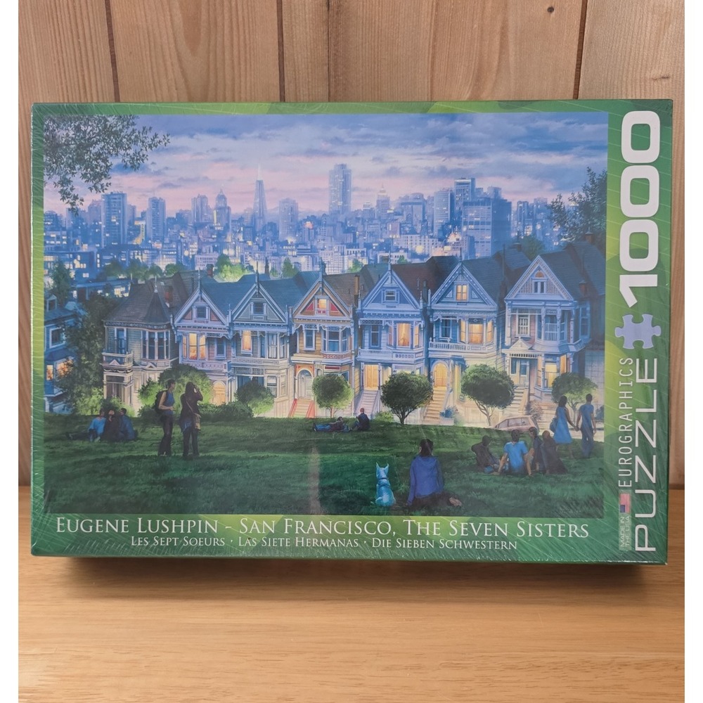 EuroGraphics San Francisco Seven Sisters Eugene Lushpin 1000 Pc Puzzle NEW